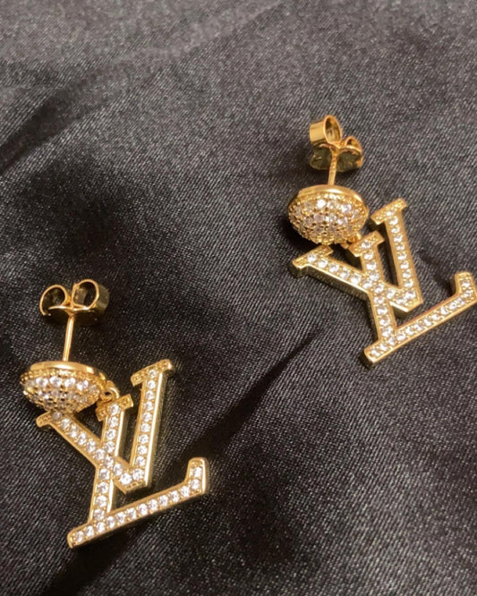 Inspired LV dangling earrings